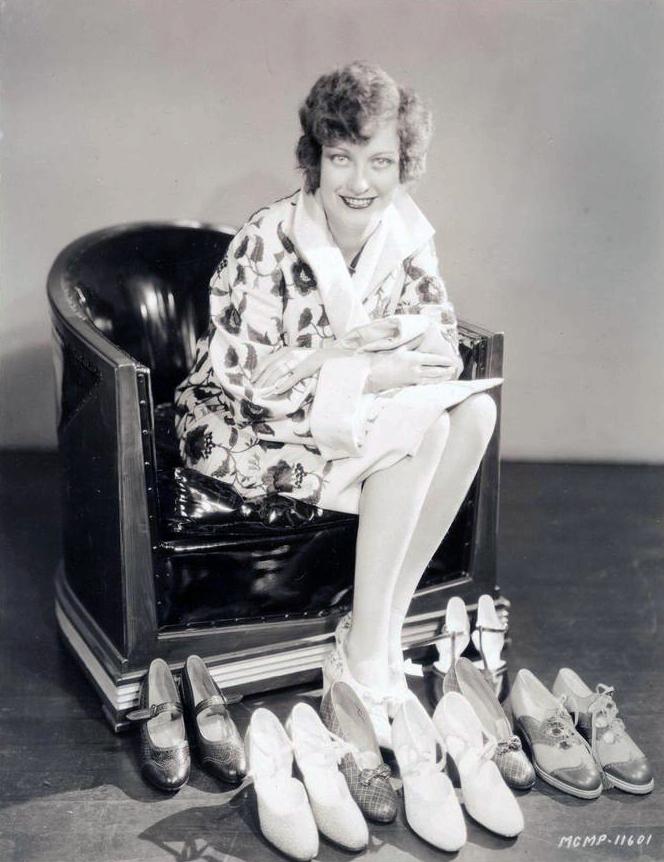 1929 publicity for Delman shoes shot by Ruth Harriet Louise.