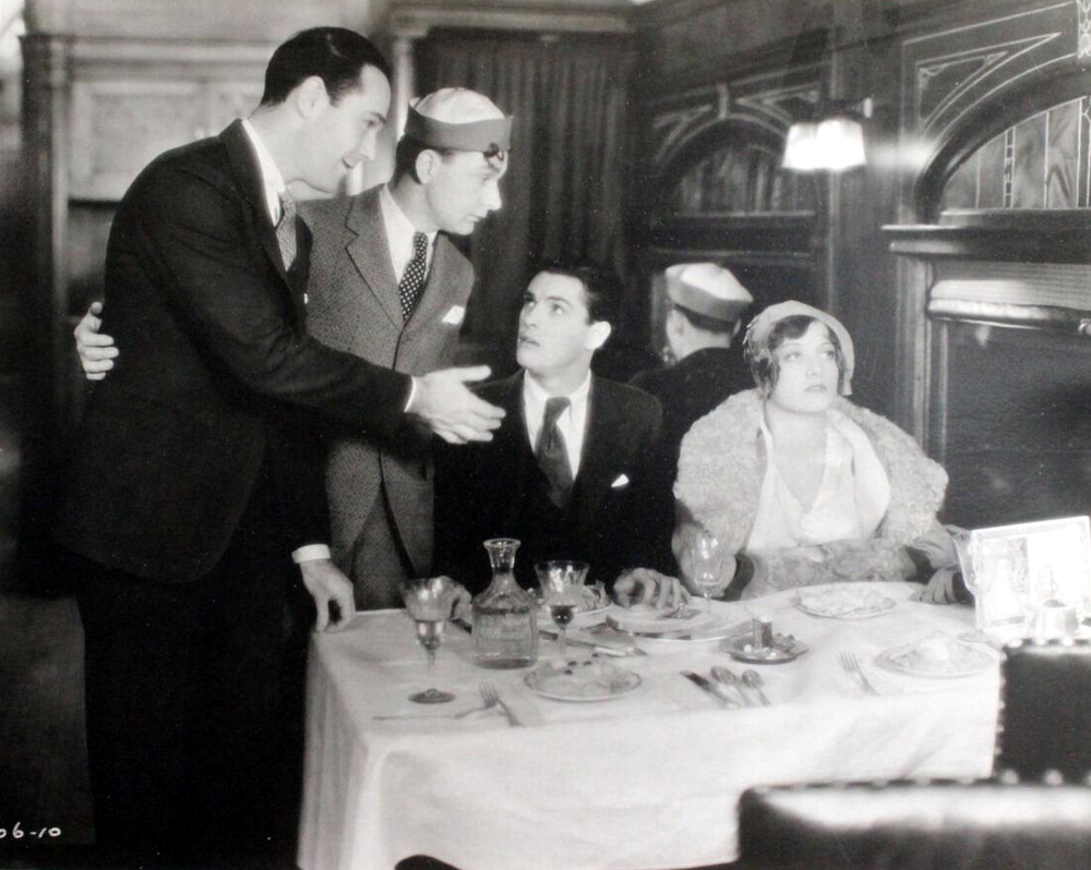 1929. 'The Duke Steps Out.' With William Haines (left) and Eddie Nugent (center).