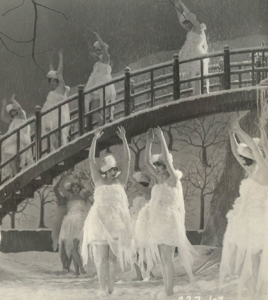 1925. Film still from 'Pretty Ladies.' Joan at far right.