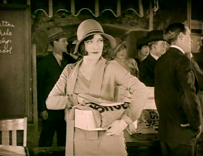 1926. A screen shot from 'Tramp, Tramp, Tramp.'