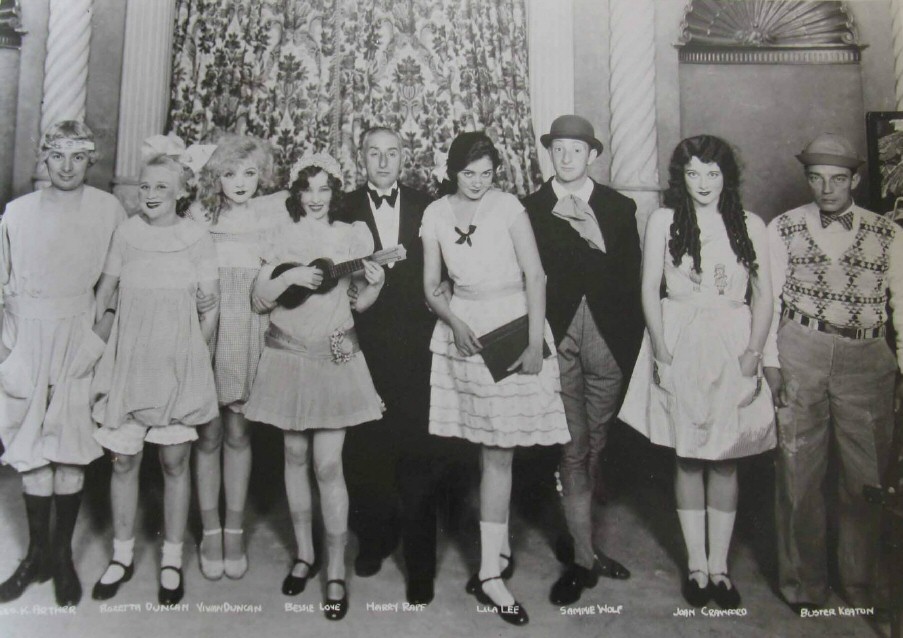 1927. With George K. Arthur, Rosetta Duncan, Vivian Duncan, Bessie Love, Harry Rapf, Lila Lee, Sammie Wolf, and Buster Keaton.