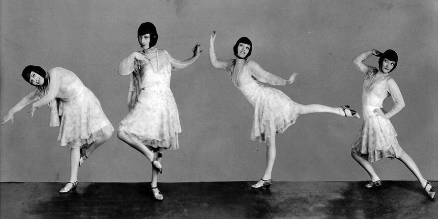 1927. Doing the Lindy Hop.