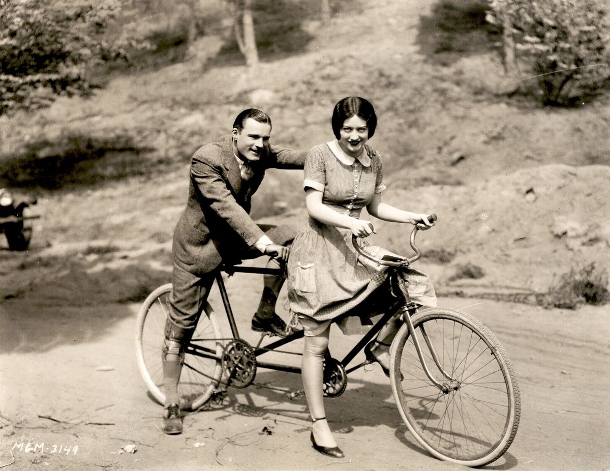 1927. 'The Understanding Heart' set with actor Jerry Miley.