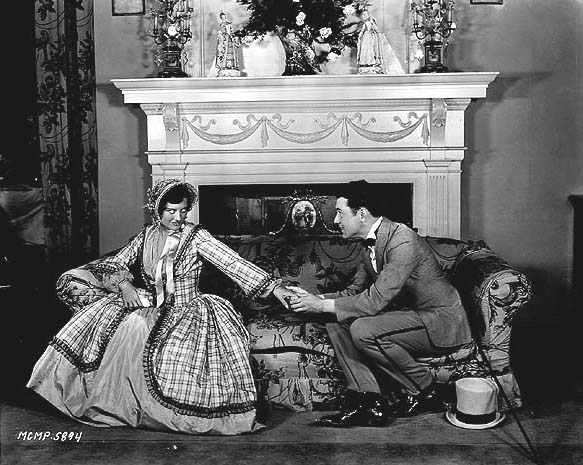 With Johnny Mack Brown, publicity shot for 'Our Dancing Daughters.'