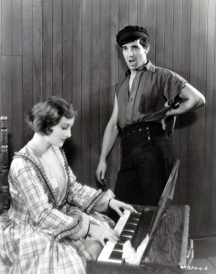 1928. 'Across to Singapore' publicity with Ramon Novarro.