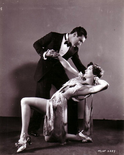 1928, 'Our Dancing Daughters,' with Johnny Mack Brown.