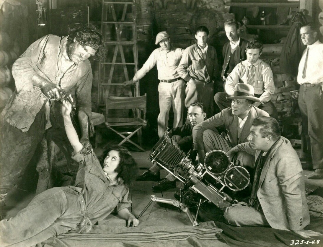 1928. Filming a scene from 'Rose-Marie.'