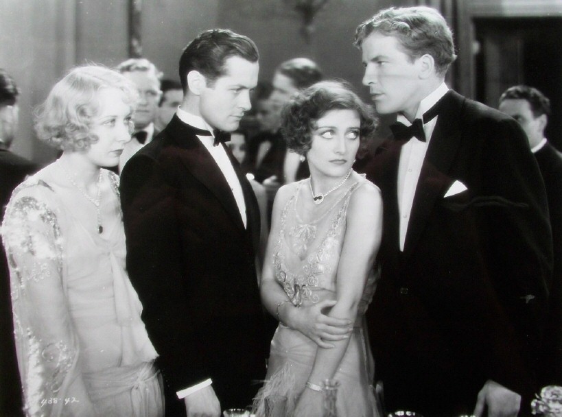 1929. 'Untamed' film still, with Gwen Lee, Robert Montgomery, and Don Terry.