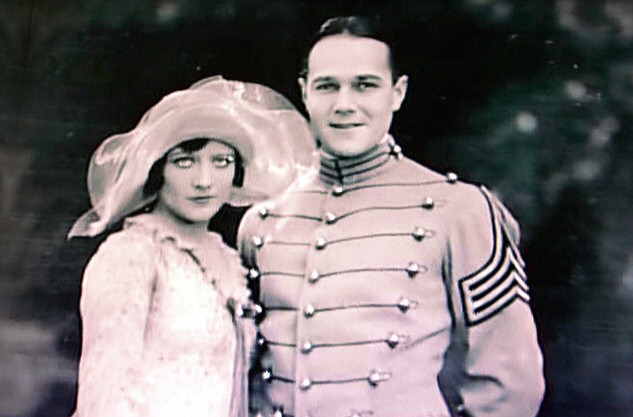 1928. A screen shot from 'West Point,' with William Haines.
