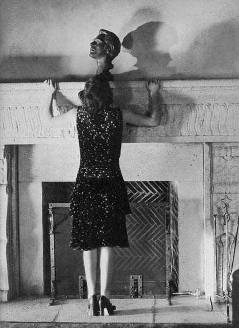 At home, 1929. Shot by Ruth Harriet Louise. After seeing this picture, Joan wrote on back: 'Do not use.'