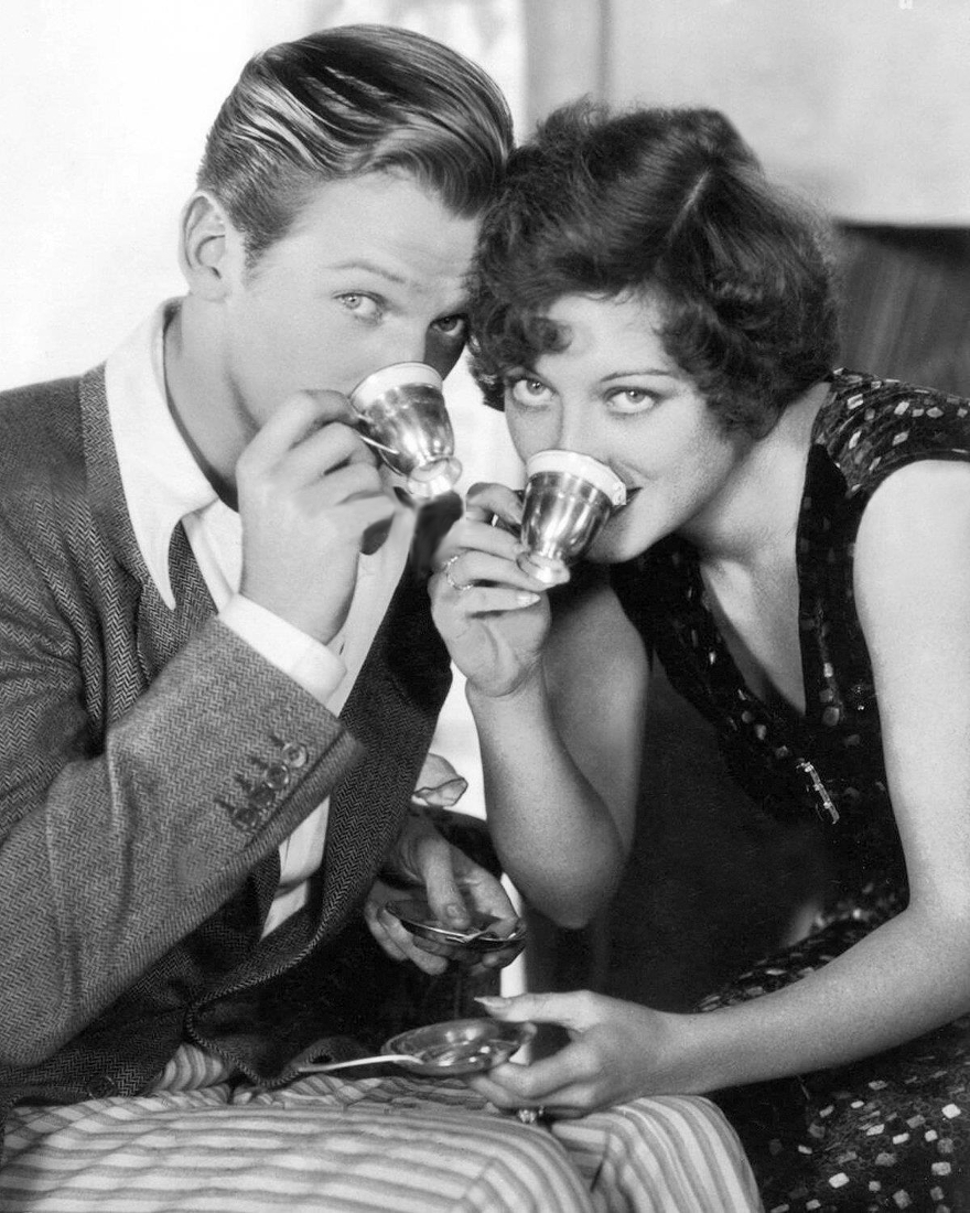 1929. Joan and Doug at home. Shot by Ruth Harriet Louise.
