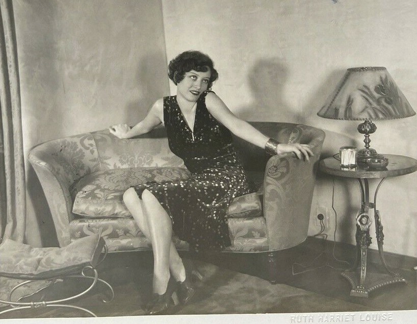 1929. Publicity at home shot by Ruth Harriet Louise.