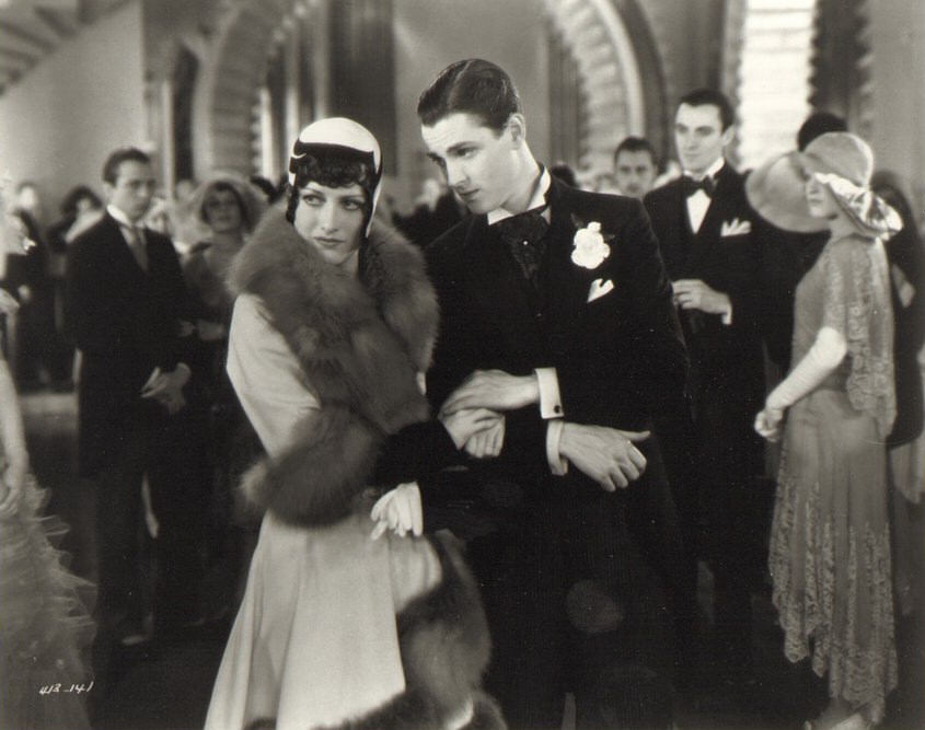 1929. Film still from 'Our Modern Maidens' with Eddie Nugent.