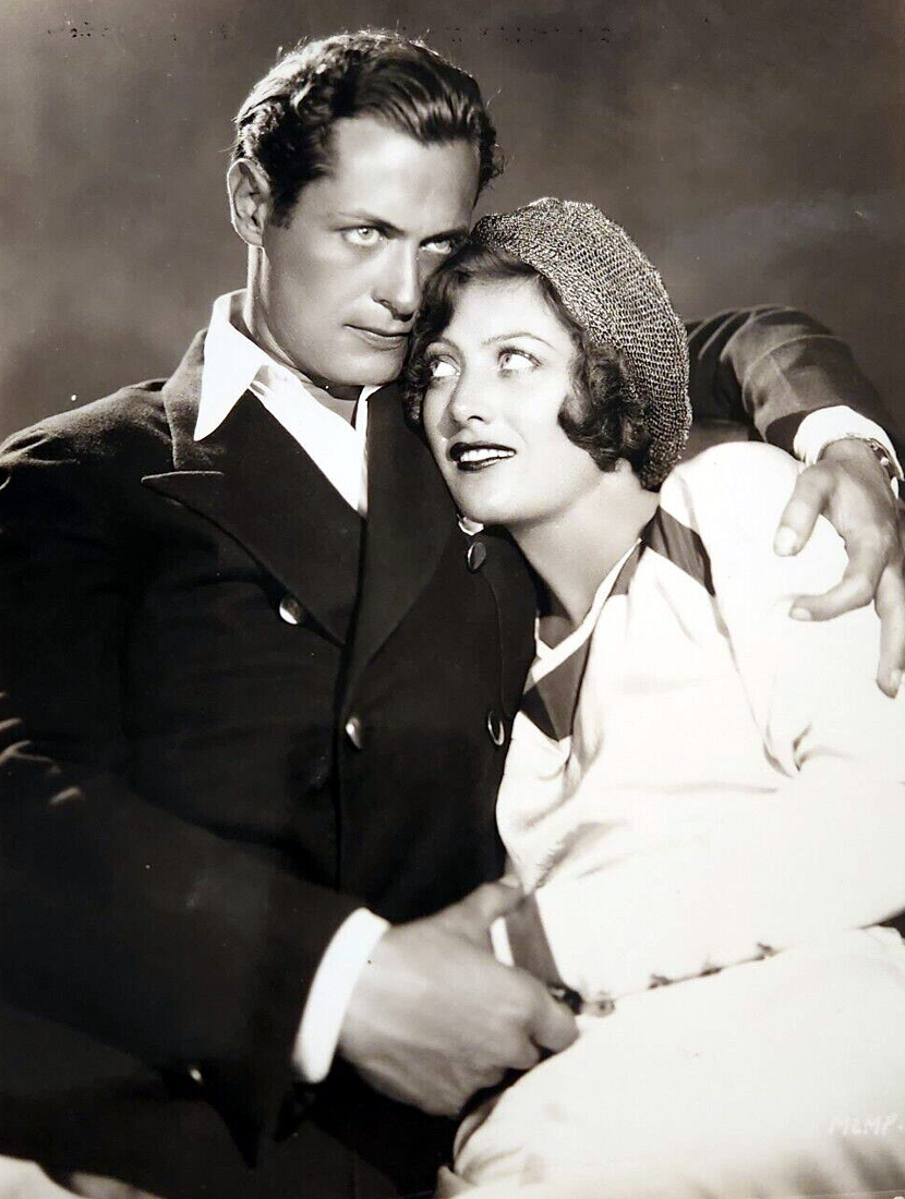 1929. Publicity for 'Untamed' with Robert Montgomery.