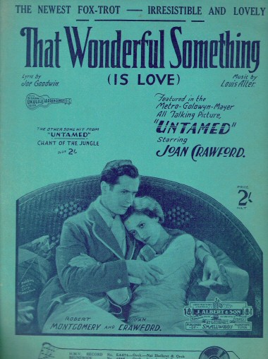 Australian sheet music.