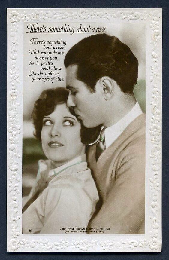 English postcard with still from 1928's 'Our Dancing Daughters.'