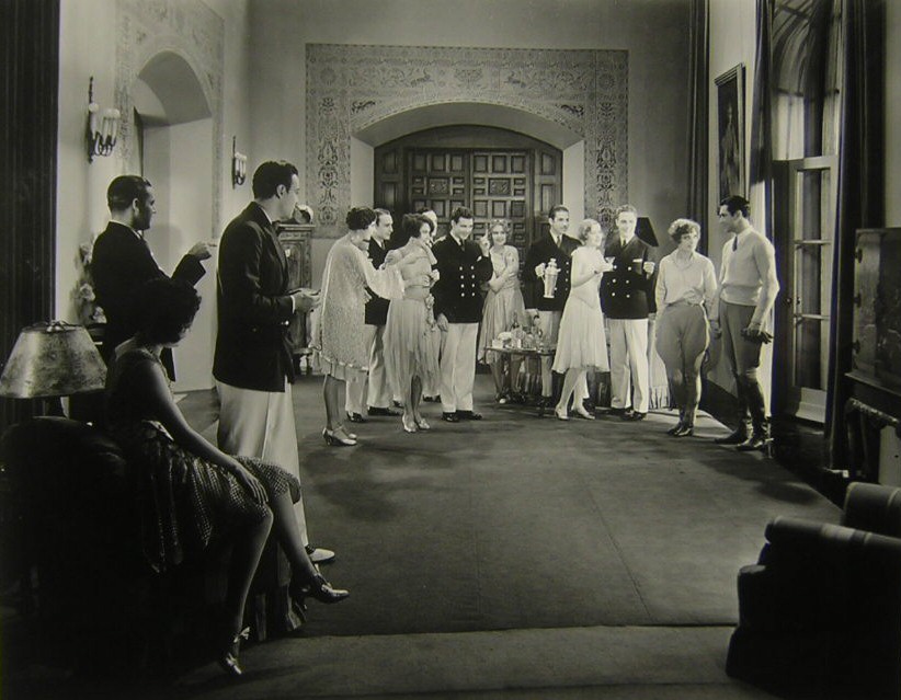 1931. 'Montana Moon.' With Johnny Mack Brown and crowd.