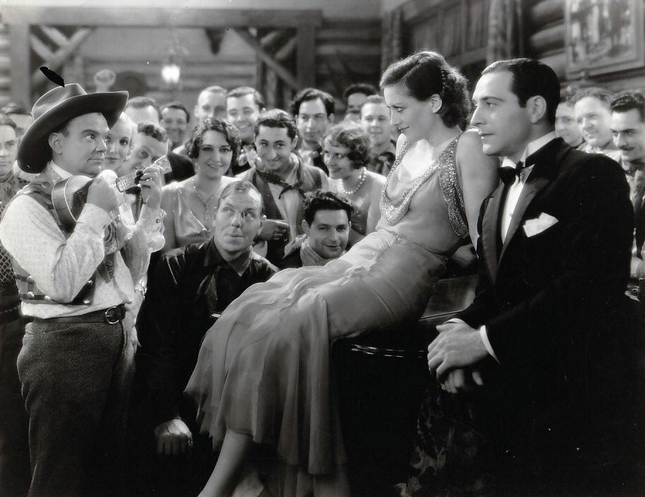 1930. 'Montana Moon.' With Ricardo Cortez (right) and cast.