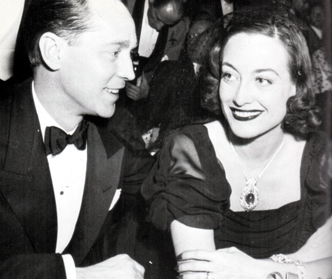 Circa 1935 candid with husband Franchot Tone.