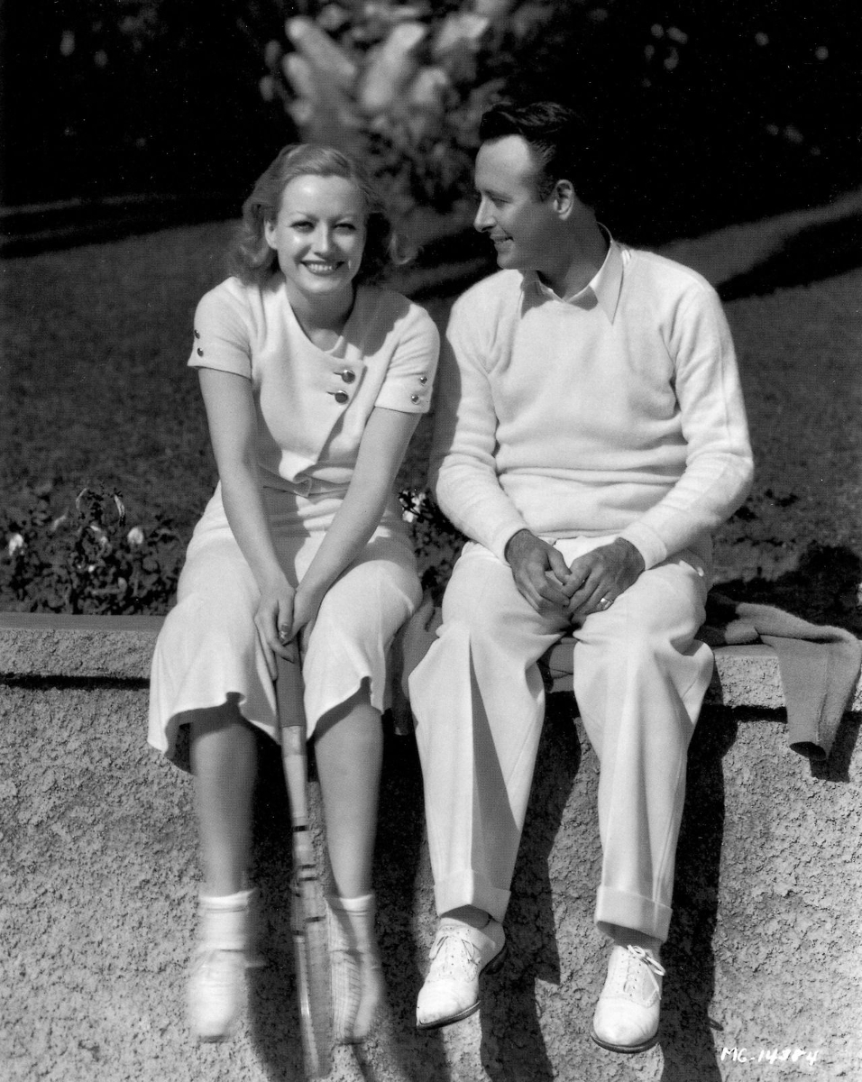 1931 candid publicity with Monroe Owsley.