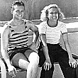 July 1931. Joan at home with husband Doug Fairbanks, Jr.