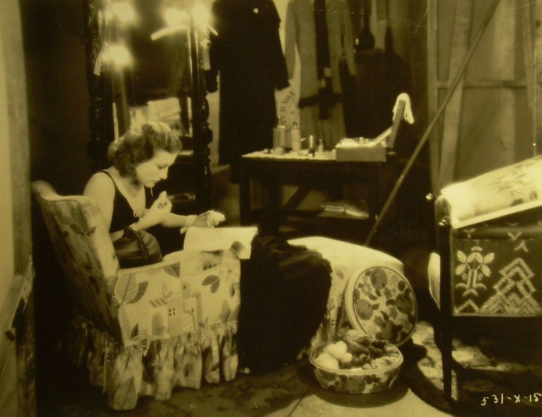 1931. On the set of 'Dance, Fools, Dance.'