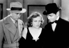 With Earle Foxe, left, and Gable.