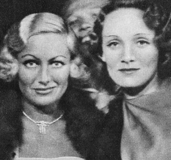 1931. With Marlene Dietrich.