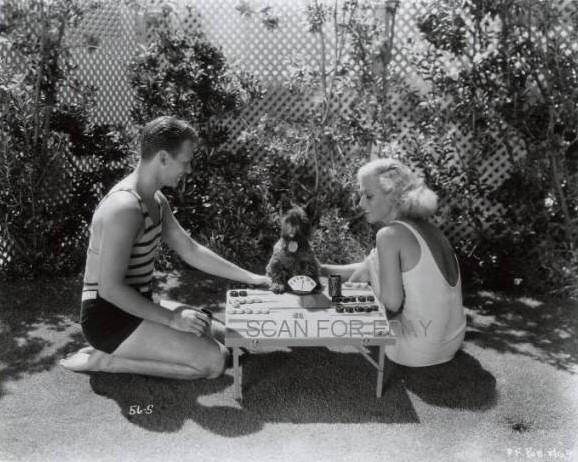 July 1931, with Doug and puppy friend.