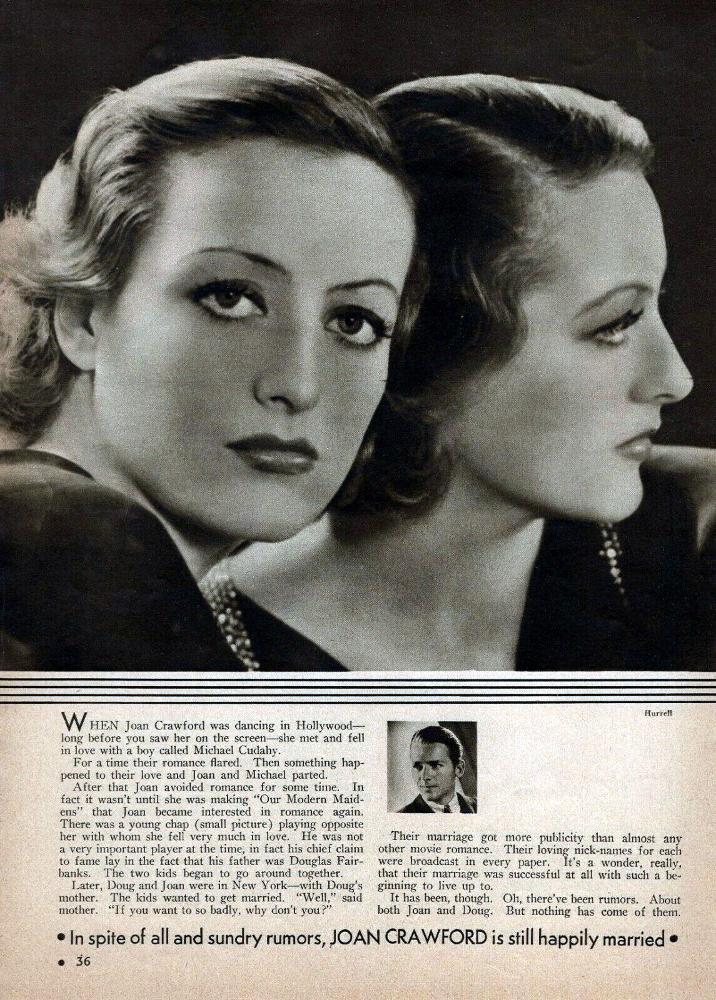 1931 publicity by Hurrell, from unknown movie magazine.