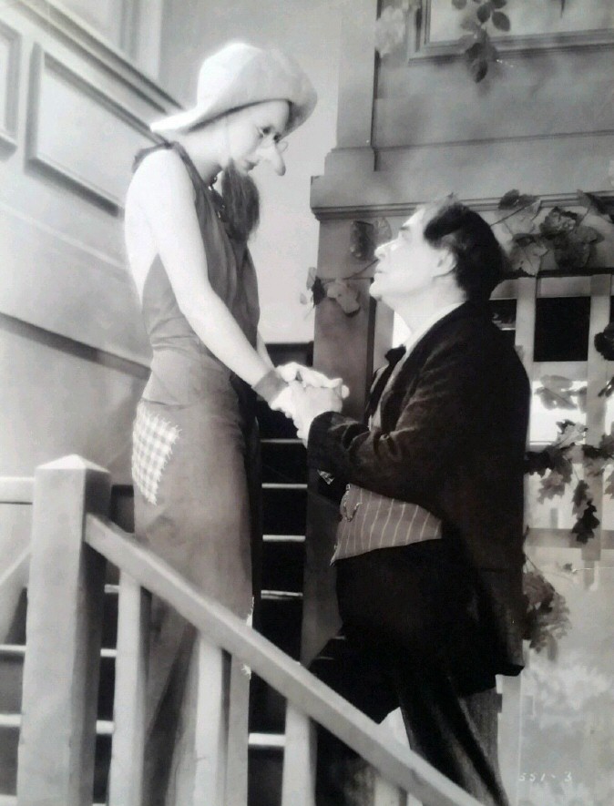 1931. 'Laughing Sinners' film still with George F. Marion.