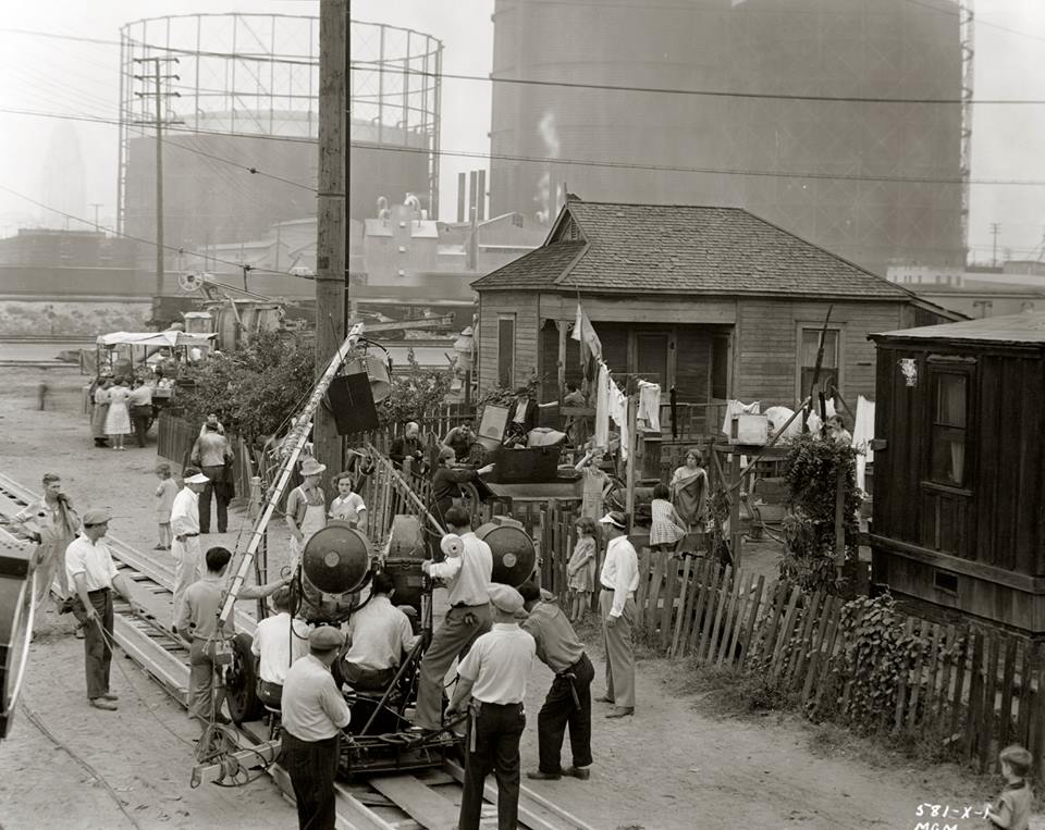 September 1931. On the set of 'Possessed.'