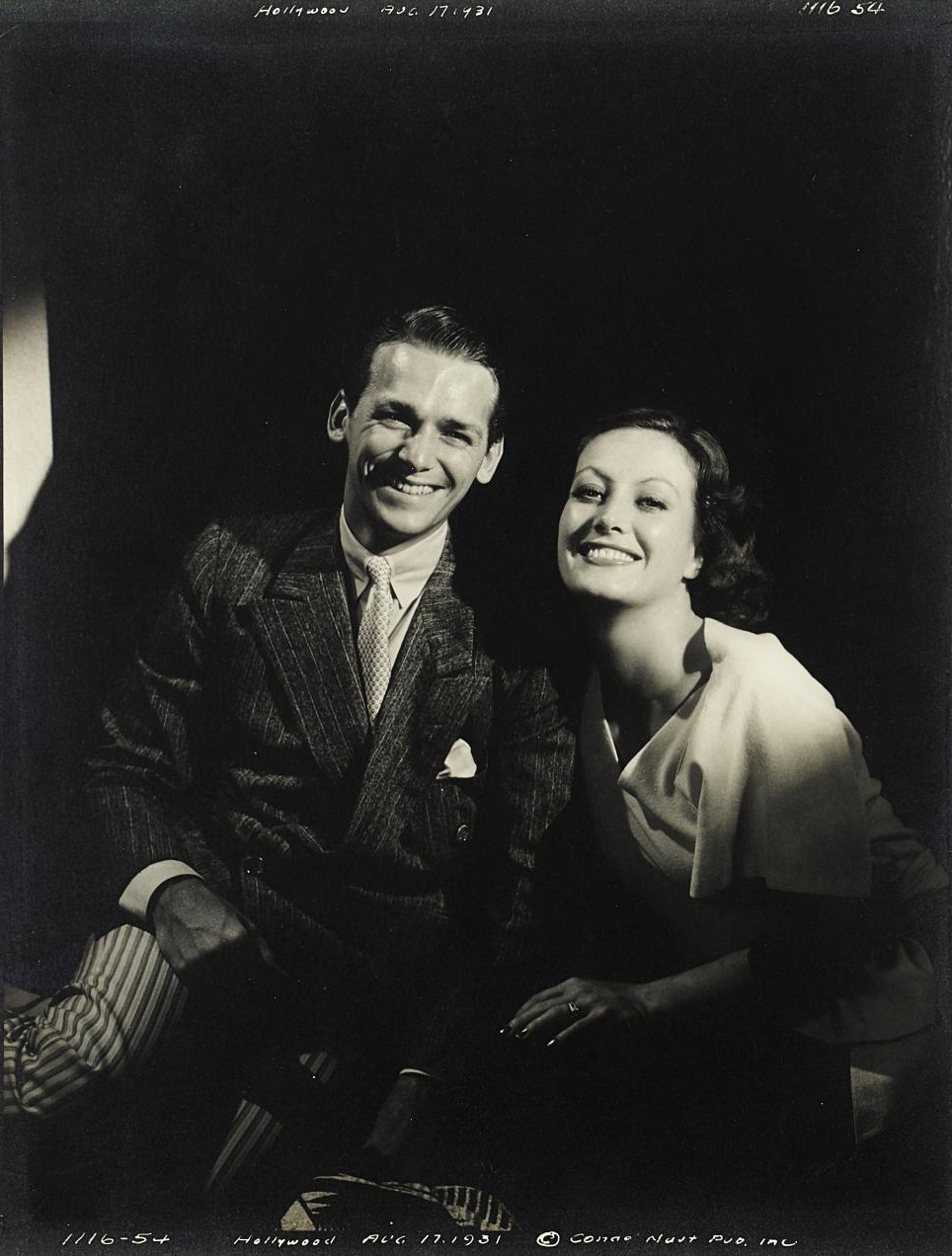 August 1931. With husband Doug Fairbanks, Jr. Shot by Steichen.