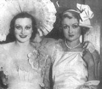 With Constance Bennett, circa 1932.