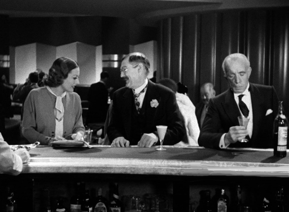 1932. 'Grand Hotel.' With Lionel Barrymore (center).