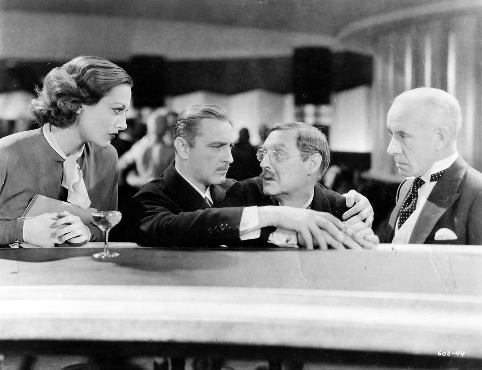 1932. 'Grand Hotel.' With John and Lionel Barrymore (center).