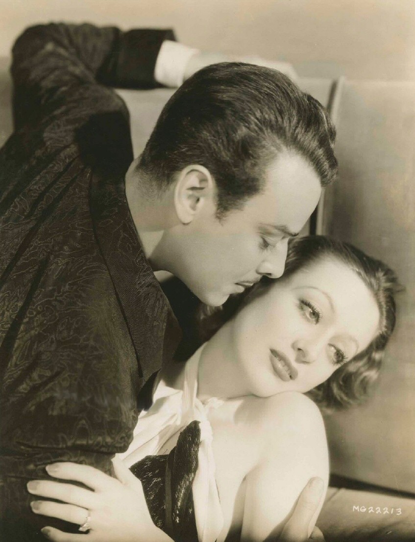 1932. 'Letty Lynton' publicity with Nils Asther.