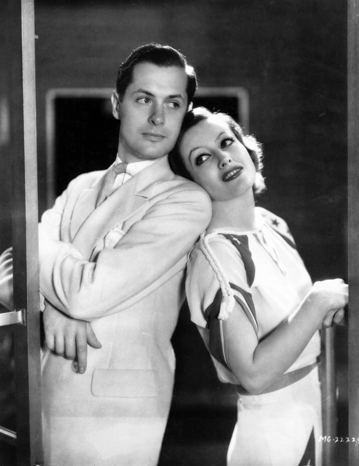 1932. Publicity for 'Letty Lynton' with Robert Montgomery.