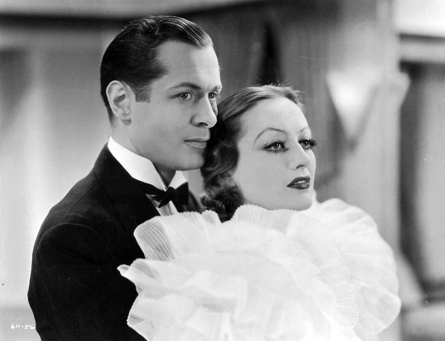 1932. A film still from 'Letty Lynton' with Robert Montgomery.