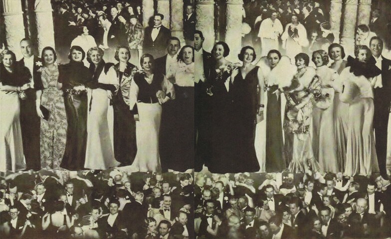 1932 Mayfair Ball at LA's Biltmore Hotel.