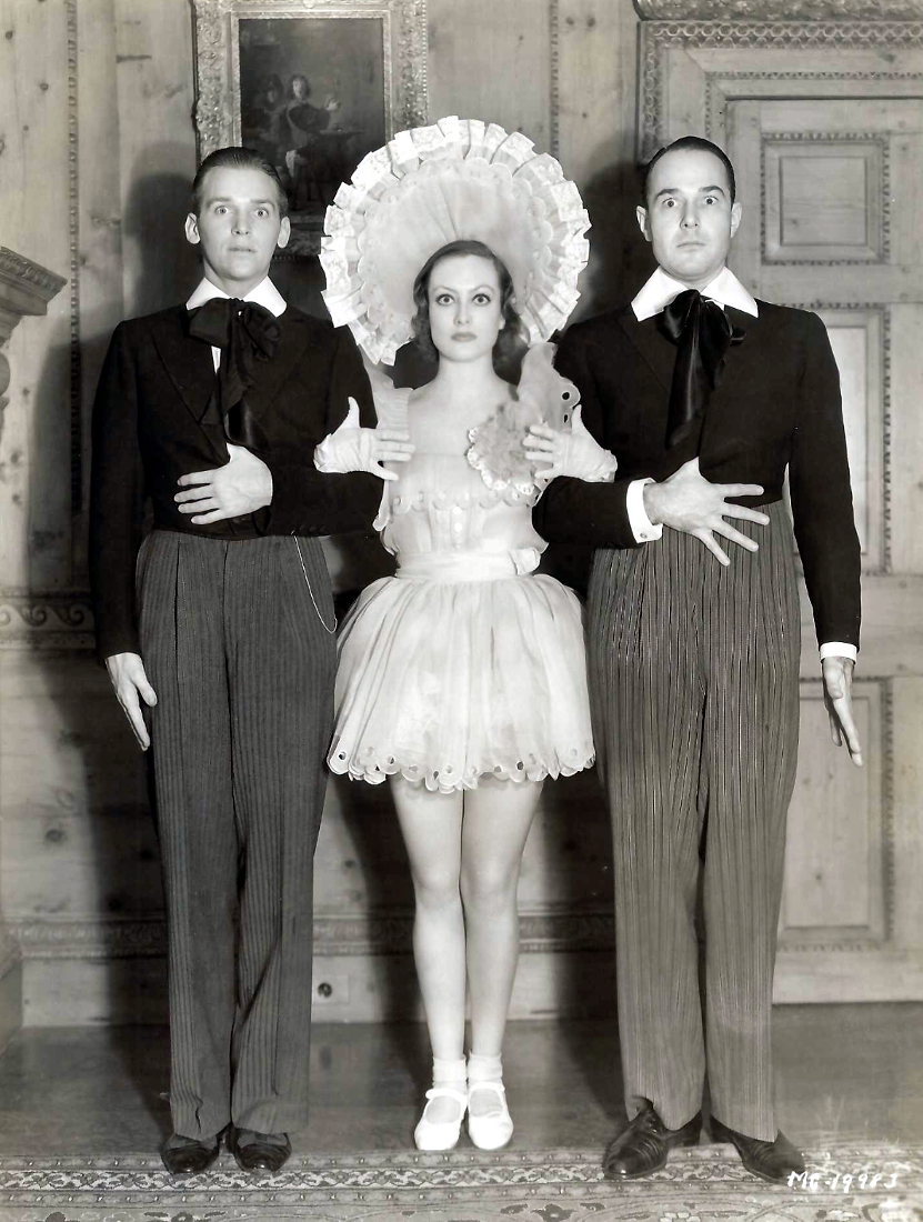 1932. At Marion Davies' 'Baby Party' with husband Doug Fairbanks Jr. and William Haines.