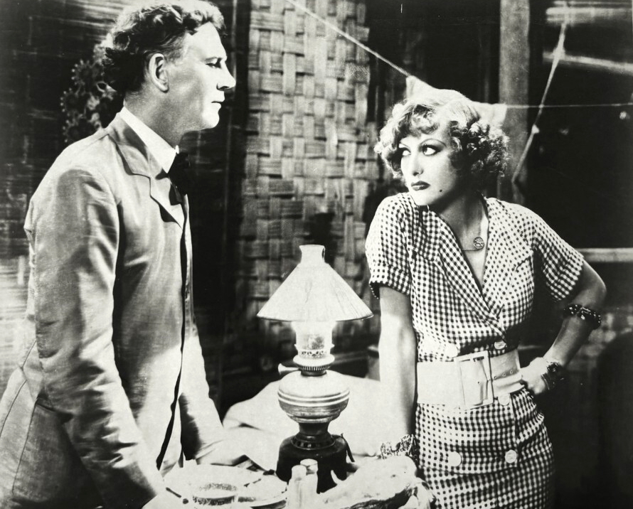 1932. 'Rain.' With Walter Huston.