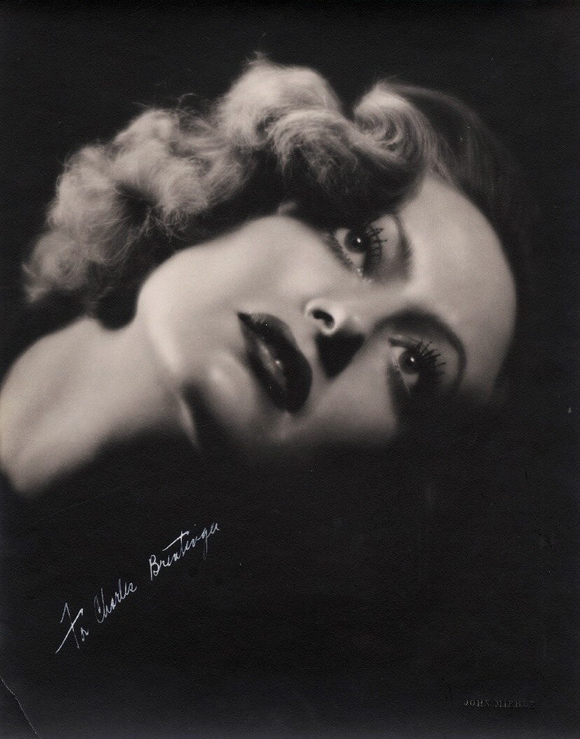 1932. Publicity for 'Rain' shot by John Miehle.