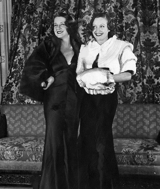 November 1932. With Norma Shearer at the Mayfair Ball at LA's Biltmore Hotel.