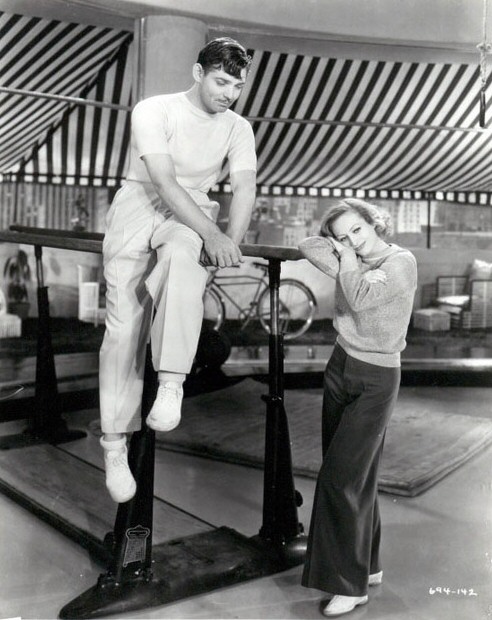 1933. 'Dancing Lady.' With Clark Gable.