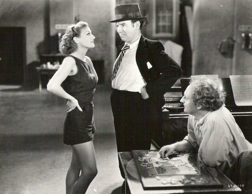 1933. 'Dancing Lady.' With Ted Healy and Stooge Larry.