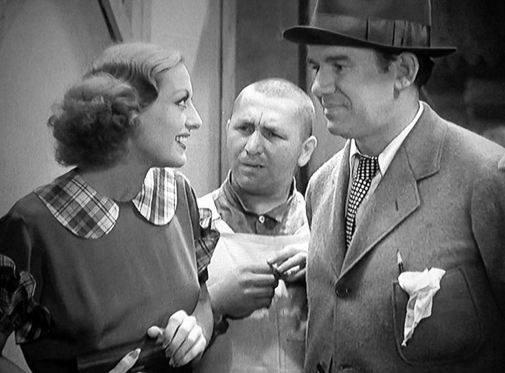 1933. 'Dancing Lady' screen shot with 'Curly' and Ted Healy.