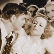 1933. 'Dancing Lady.' Film still with Clark Gable, et al.