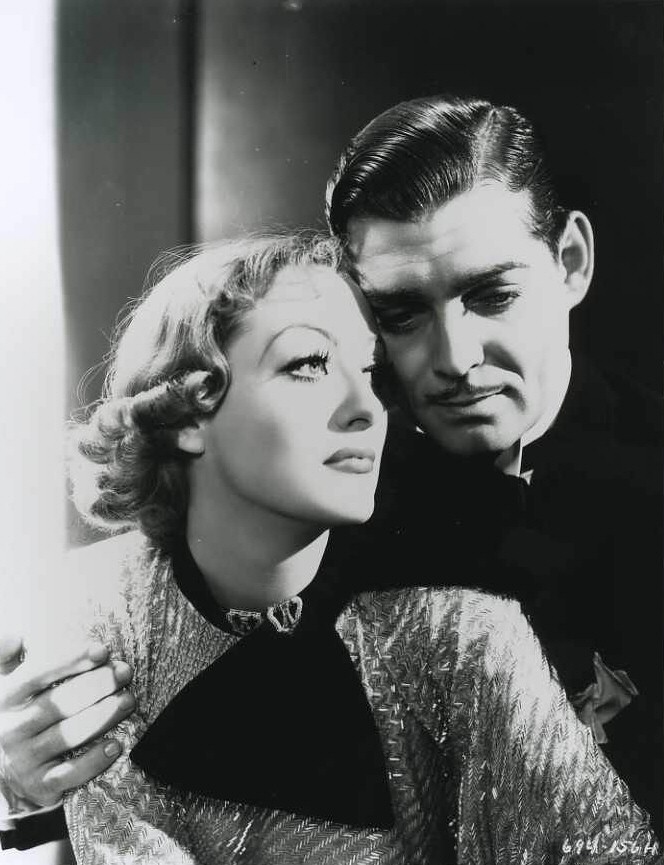 1933. Publicity for 'Dancing Lady' with Clark Gable.