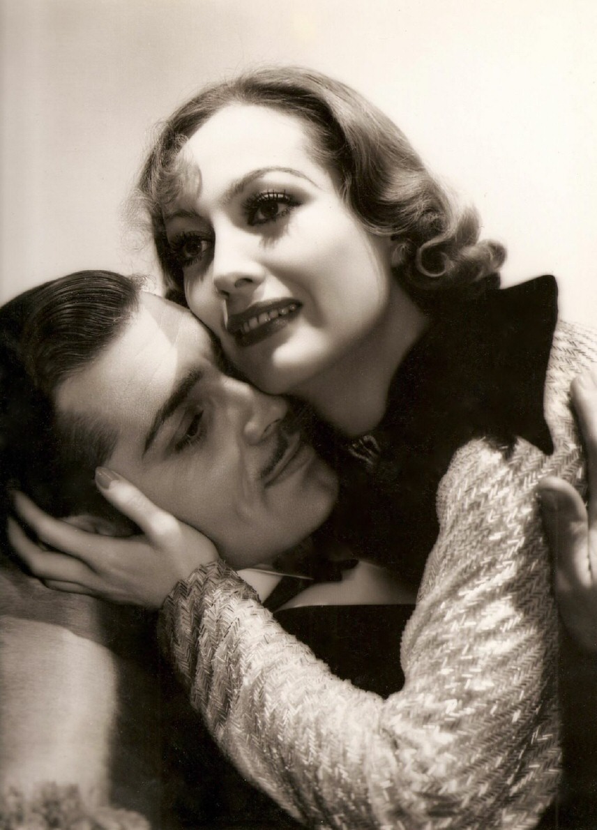 1933. Publicity for 'Dancing Lady' with Clark Gable.